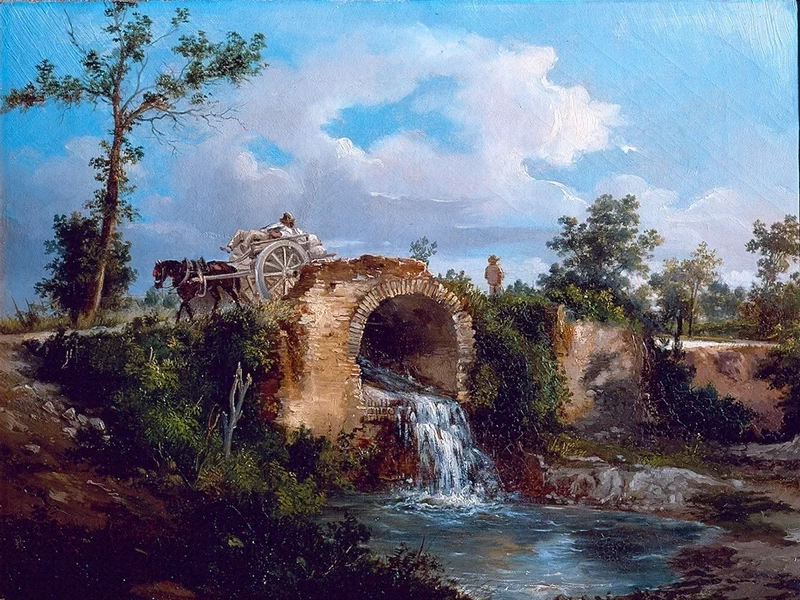 1831-Enrico Sartori - Pontaccio a Valera - Galleria Nazionale di Parma
